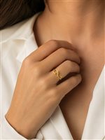 Anello Vidali Gioielli Donna in Oro giallo ANOR-90-34 - ANOR-90-34